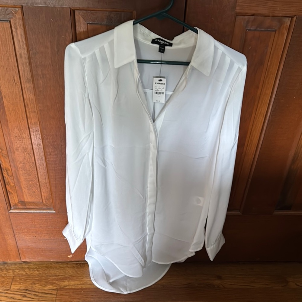 Express Classic White Blouse